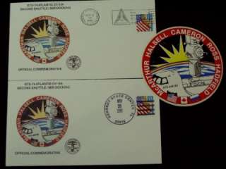 SPACE COVER/DECAL SET/3 STS 74/ATLANTIS/2ND SHUTTLE MIR DOCKING(S33 