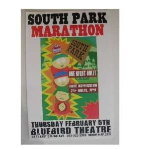    Southpark Marathon Handbill Poster South Park