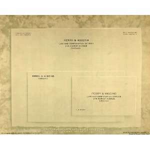   Print Law Office Letterhead Envelope Business Card   Original Print