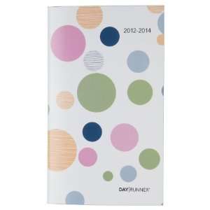 Day Runner Bubbles Recycled Two Year Pocket Monthly Planner, 3 5/8 