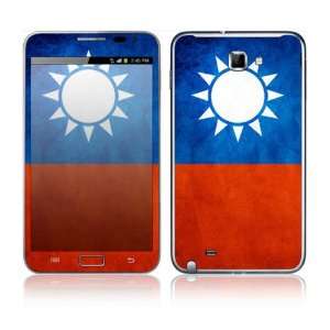  Samsung Galaxy Note Decal Skin Sticker   Flag of Taiwan 