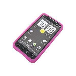  HTC Evo 4G Skin Case Hot Pink Cell Phones & Accessories