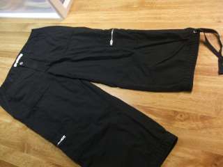 LIZ CLAIBORNE Black Capri/Cropped Pants S Small 4 6  