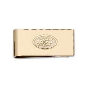   Gold Plated Oval Logo on Gold Plated Money Clip