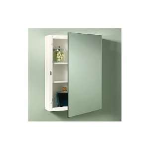   Topsider Single Door Surface Mount Cabinet with Chrome Mirror: Home