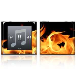  Apple iPod Nano 6G Decal Skin   Flame 