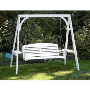   Classic Swing with Adirondack A Frame: Patio, Lawn & Garden