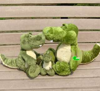 Lovely NICI Green Alligator Stuffed Animals 6 New  