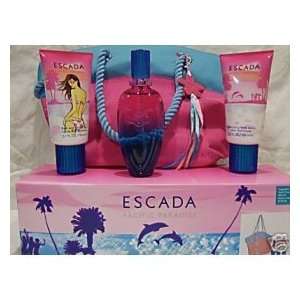 Womens Designers Perfume By Escada, ( Escada Pacific Paradise Giftset 