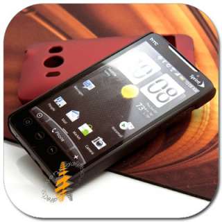 SILICONE SKIN COVER HARD CASE HTC SPRINT EVO 4G EVO4G  