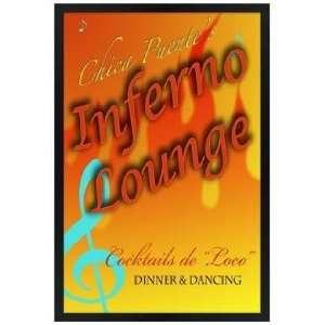  Inferno Lounge Giclee 30 High Wall Art: Home & Kitchen