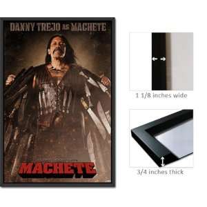  Framed Machete Movie Poster Danny Trejo As Fr Pas0199 