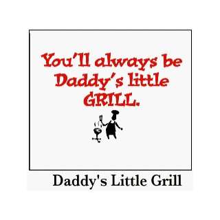   Daddys Little Grill    Barbecue Apron 