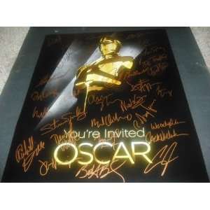 Academy Awards Oscar Poster 16x20 Signed / Autographed by 33 Winner 