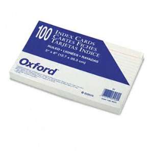  Ruled Index Cards, 5 x 8, White, 100/Pack: Electronics