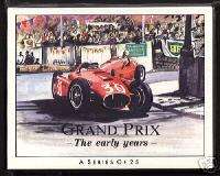 GRAND PRIX   THE EARLY YEARS   Formula 1 Original Cards  