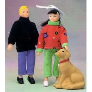  Dollhouse Miniature Teenager Dolls and Dog Everything 