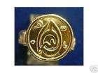 new muslim gold plated allah god islamic ring islam jewelry