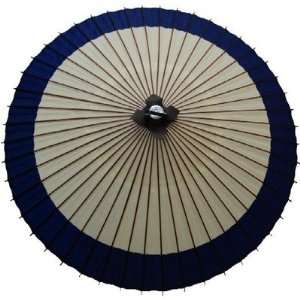  Japanese Antique Umbrella KASA Waterproofing Blue & White 
