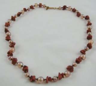 23 Miriam Haskell Vintage Goldstone Beaded Necklace  