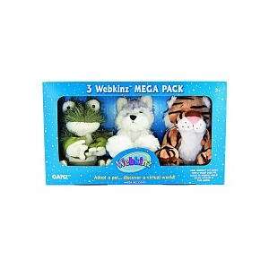 Webkinz Pet Plush Combo   Frog/Dog/Tiger: Toys & Games