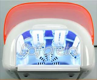 36W Auto Nail Art UV Lamp Light & Fan Dryer + 4 Tubes  