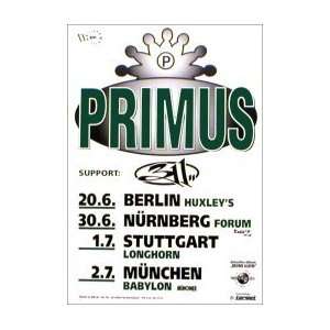 PRIMUS German Tour 1997 Music Poster 