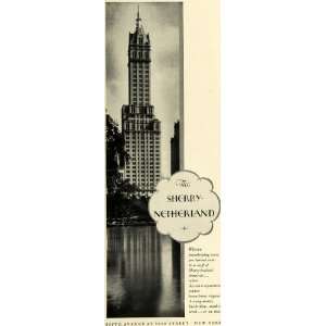 1931 Ad Sherry Netherland Apartments Housing New York   Original Print 