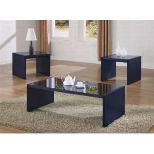  3 Piece Table Set in Black by Coaster Furniture: Home 