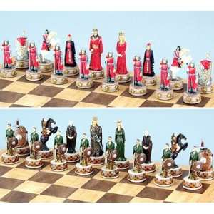  English & Scottish Theme Chessmen Toys & Games