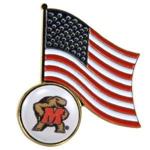  Maryland Terrapins Flag Pin