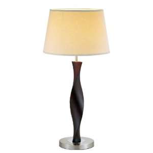 Adesso Lighting 4055 15 Helix Tall Table Lamp, Walnut