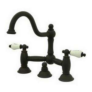  Widespread Lavatory Faucet with Brass Pop up, Oil: Home Improvement