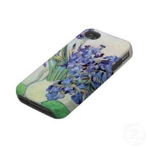  Van Gogh Still Life Vase with Irises Iphone 4 Tough Case 