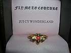   JUICY COUTURE Semi Precious Stone Bee Wish Ring Size 6 NIB withTags