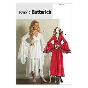  Butterick Misses Goth Dress Costume #B5007 Size(BB): 8, 10 