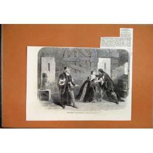    1885 Scene From The Watch Cry Lyceum Theatre Print