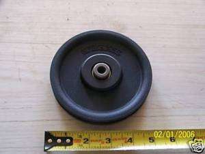 Universal Equipment Cable Pulley Black Plastic New NR  