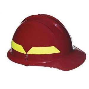  BULLARD FH911CR RED Fire Helmet,Red,Front Brim