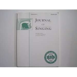   of the National Association of Teachers of Singing, Inc., 65) Books