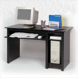 Prepac Sonoma Small Wood laminate Computer Desk Black 772398520087 