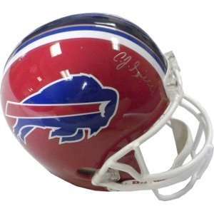  CJ Spiller signed Buffalo Bills Full Size Replica Helmet 