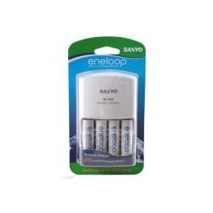  New Eneloop AA 2000 mAh NiMH 4 Pack with AC Charger (100 