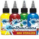 starbrite top 4 basic color sterile tattoo ink 4 ounce starbright 