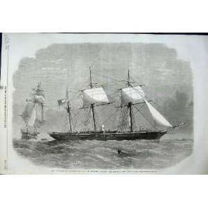 1862 Sloop Of War Alabama Merchant Ship Tonowanda