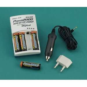  POWER 2000 XP444AC DC NiMH Rechargeable AA Batteries with 