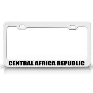  CENTRAL AFRICA REPUBLIC Country Steel Auto License Plate 