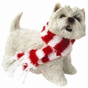  Ornament   West Highland White Terrier with Scarf: Home & Kitchen