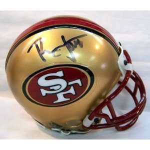  Ronnie Lott Autographed / Signed 49ers Mini Helmet Sports 