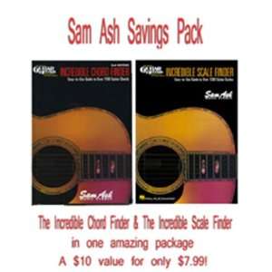  Sam Ash Incredible Chord and Scale Finder PACK (6 x 9 
